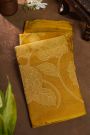Designer Organza Mustard Saree