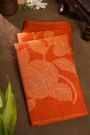 Designer Organza Orange Saree