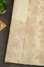 Designer Organza Cream Saree