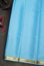 Mysore Crepe Sky Blue Saree