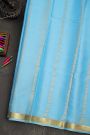 Mysore Crepe Sky Blue Saree