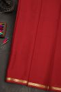 Mysore Crepe Maroon Saree