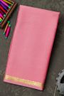 Mysore Crepe Pink Saree