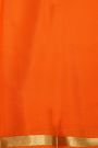 Mysore Crepe  Orange Saree