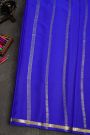 Mysore Crepe Royal Blue Saree