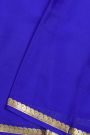 Mysore Crepe Royal Blue Saree
