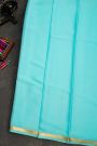 Mysore Crepe Sky Blue Saree