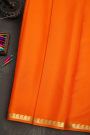 Mysore Crepe Orange Saree