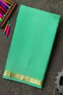 Mysore Crepe Sea Green Saree