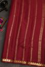 Mysore Crepe Maroon Saree