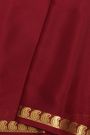 Mysore Crepe Maroon Saree