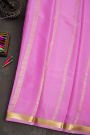 Mysore Crepe Lavender Saree
