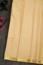 Mysore Crepe Cream Saree