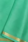 Mysore Crepe Sea Green Saree