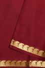 Mysore Crepe Maroon Saree
