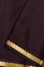 Mysore Crepe Brown Saree