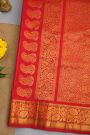 Gadwal Silk Yellow Saree