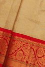 Gadwal Silk Cream Saree