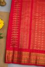 Gadwal Silk Cream Saree