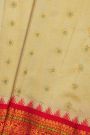 Gadwal Silk Cream Saree