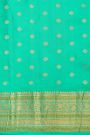 Gadwal Sea Green Silk Saree