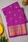 Gadwal Silk Purple Saree