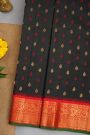 Gadwal Silk Black Saree