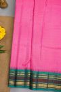 Gadwal Silk Pink Saree