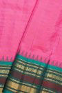 Gadwal Silk Pink Saree