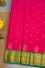 Gadwal Silk Rani Pink Saree