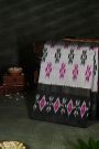 Ikat Silk Grey Saree