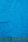 Ikat Silk Sky Blue Saree