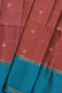 Coimbatore Soft Silk Brick Red Saree