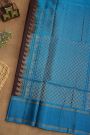 Coimbatore Silk Dark Brown Saree