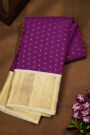 Kancheepuram Silk Purple Saree