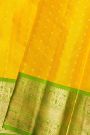 Kancheepuram Silk Yellow Saree