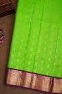 Kancheepuram Silk Parrot Green Saree