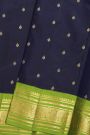 Kancheepuram Silk Navy Blue Saree