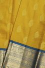 Kancheepuram Silk Mustard Saree