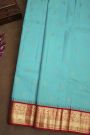 Kancheepuram Silk Sky Blue Saree