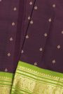 Kancheepuram Silk Wine Saree