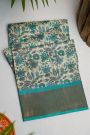 Fancy Tussar Off-White Saree