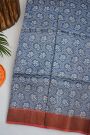 Fancy Tussar Blue  Saree