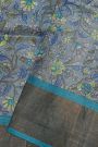 Fancy Tussar Grey Saree