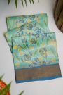 Fancy Tussar Light Blue Saree