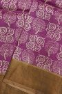 Fancy Tussar Purple Saree