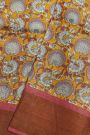 Fancy Tussar Mustard Saree