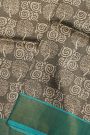 Fancy Tussar Brown Saree