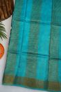 Fancy Tussar Blue Saree