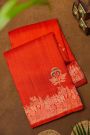 Fancy Matka Silk Red Saree